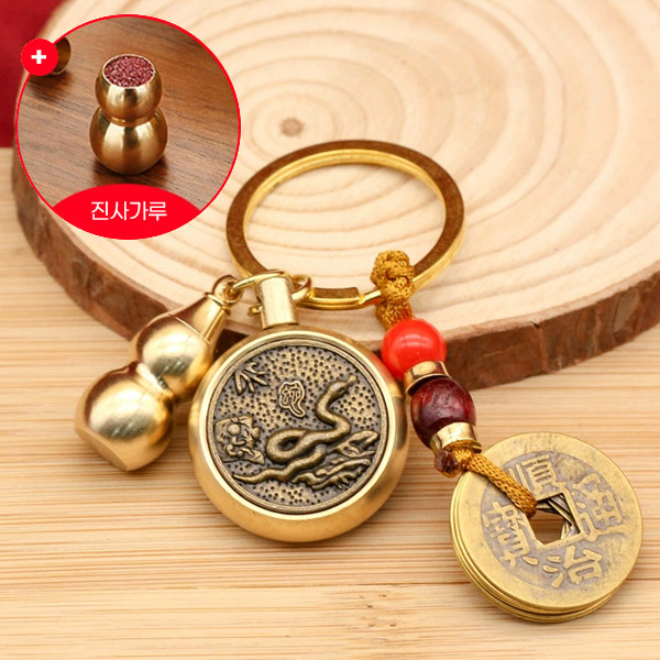 12지신 열쇠고리 키링 액막이 금전운 조롱박 재물운 소원성취 8,790원