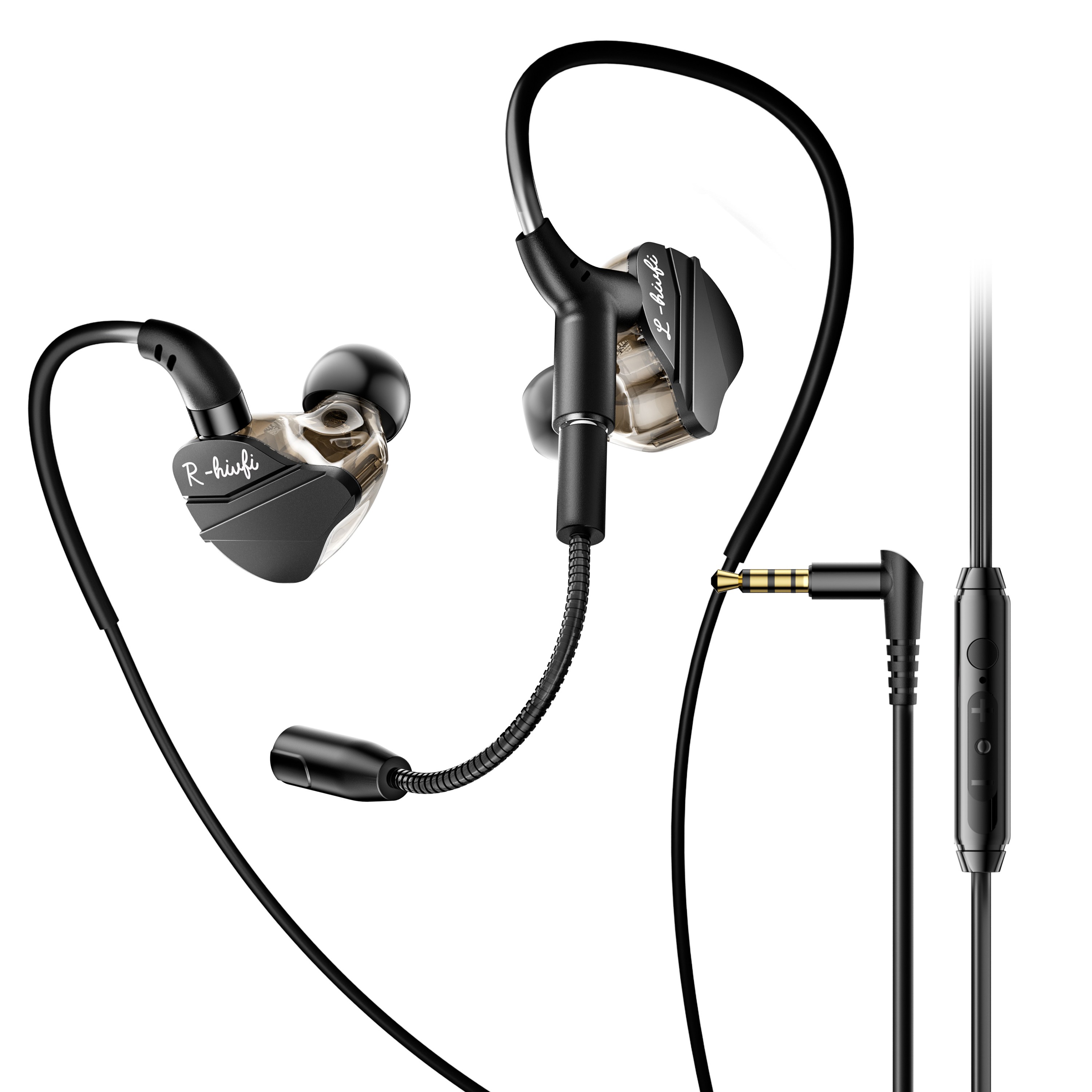 Essager 게이밍 붐마이크 유선 이어셋 AUX 이어폰 3.5mm/C타입 변환 케이블 8,580원