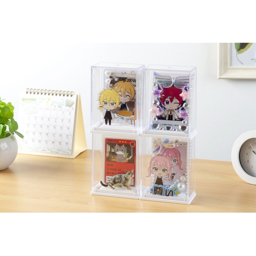 1+1+1 포토카드 투명 보관함 탑로더 정리함 수납 케이스, 3개 18,300원