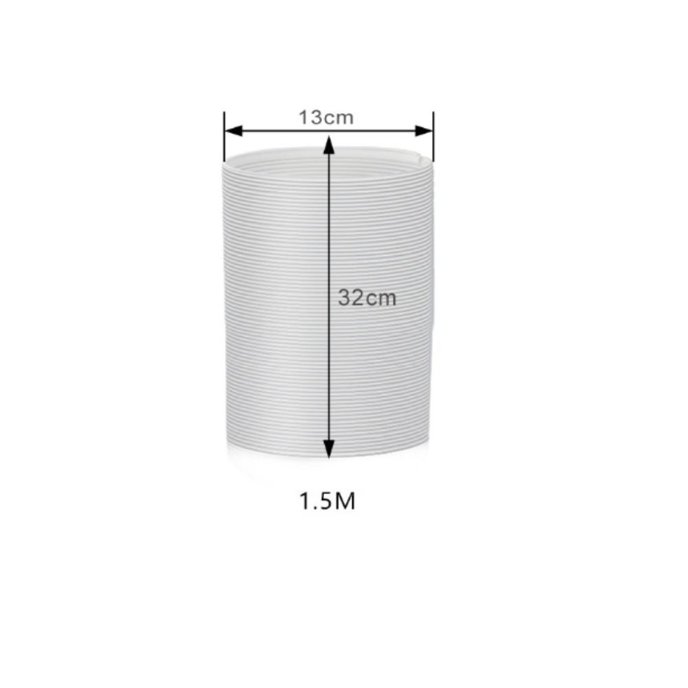 이동식 에어컨 배기호스 자바라 배기관 연결커넥터 연장배열관, 1개, 내경13cm 길이 1.5m 11,000원
