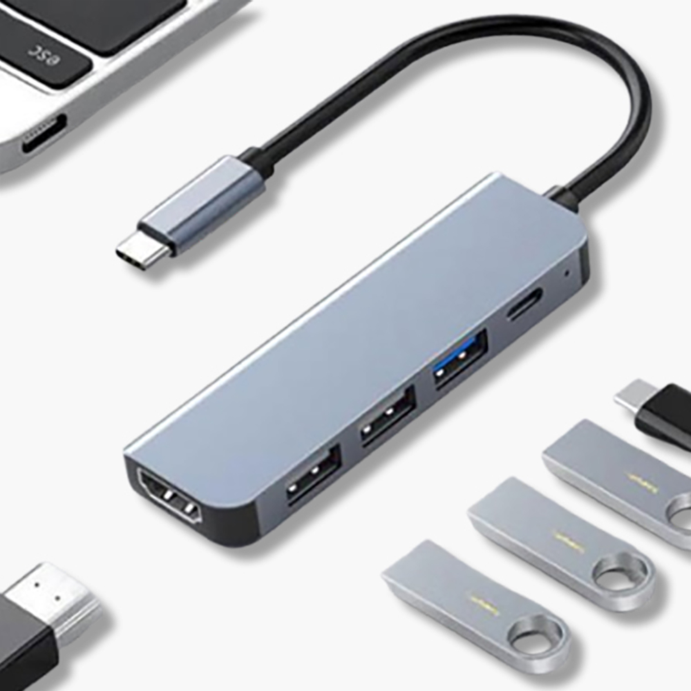 디지털케미 5포트 C타입 맥북 삼성 덱스 미러링 멀티포트 USB 허브 DCH-H301 15,230원