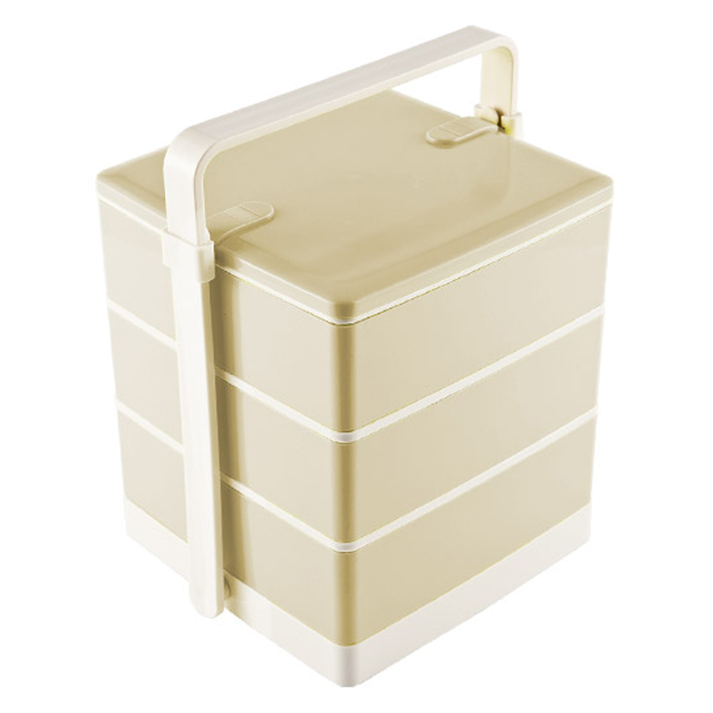 플라팜 피크닉 찬합 3단 도시락통, 아이보리, 1개 22,140원