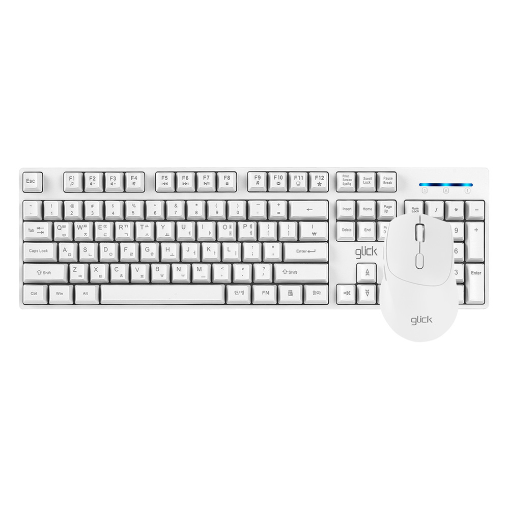 지클릭커 오피스프로 스탠다드 M 무선 키보드 + 인체 공학 무소음 마우스 세트 22,900원