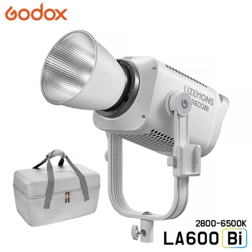 [Godox] 고독스 Litemons LA600Bi Kit 600W 바이컬러 2800-6500K APP지원 V배터리마운트호환 보웬스마운트적용 리플렉터포함 전용가방포함 1,123,000원