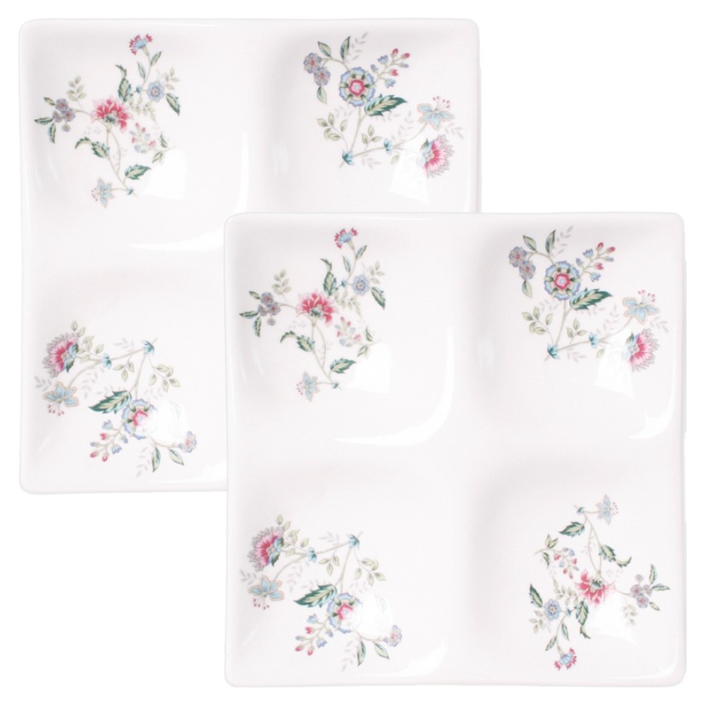 빈티지 클래식 도자기 4칸 나눔접시 소형 40,700원