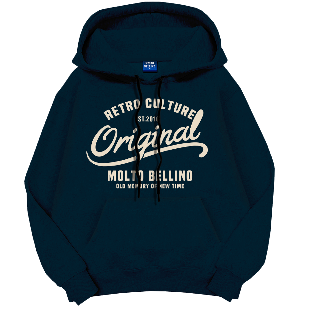 몰토벨리노 ST 기모 retro culture 남녀공용 스탠다드핏 후드티 28,900원