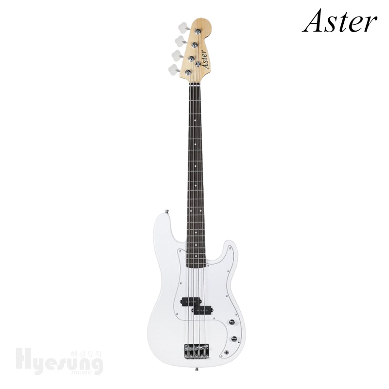 아스터 입문용 베이스기타 AJ-40WH(화이트) / 입문용 연습용 연주용 풀구성품, AJ-40WH(화이트), 1개 184,180원