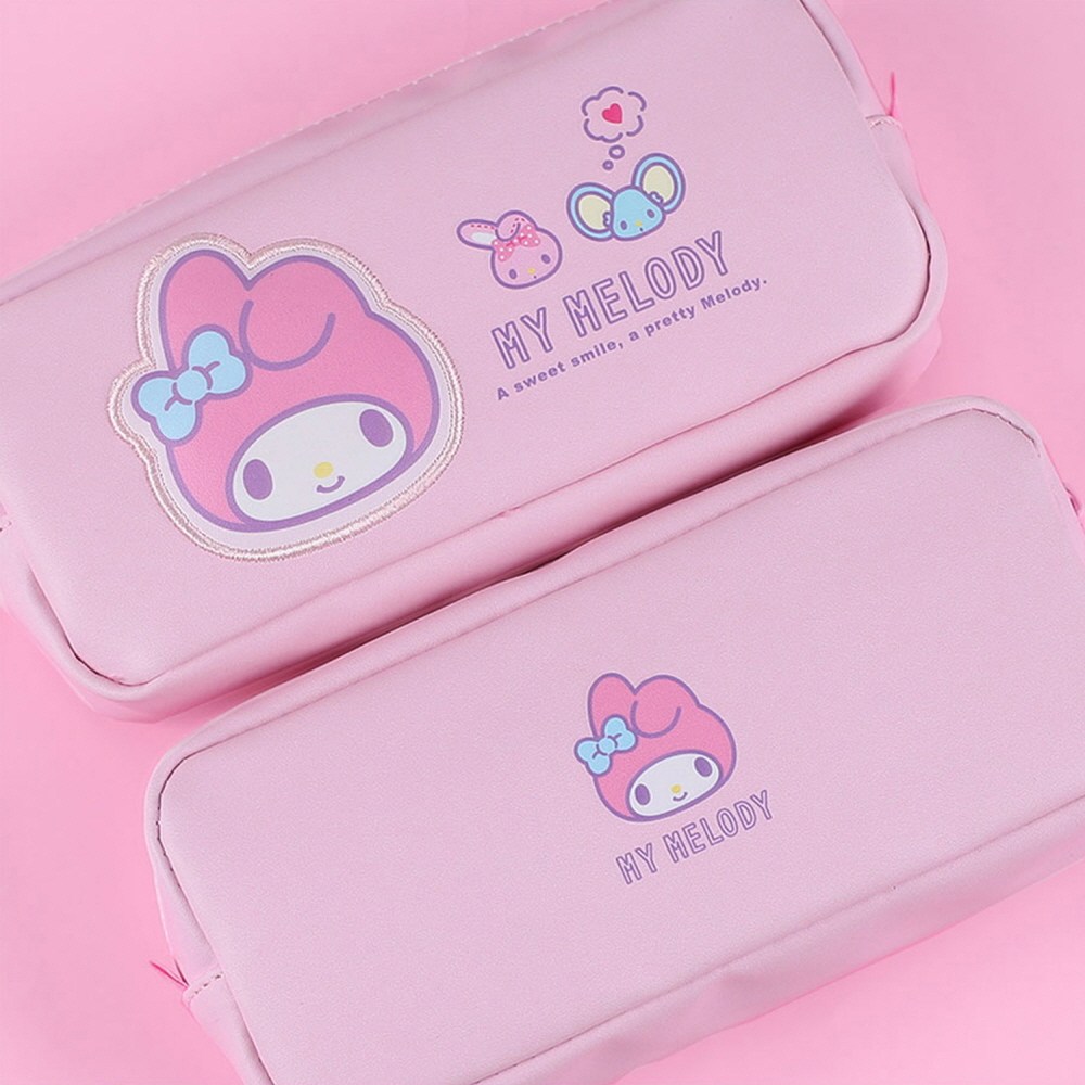 설래임 산리오캐릭터즈 페이스 아플리케 필통 파우치 13,000원