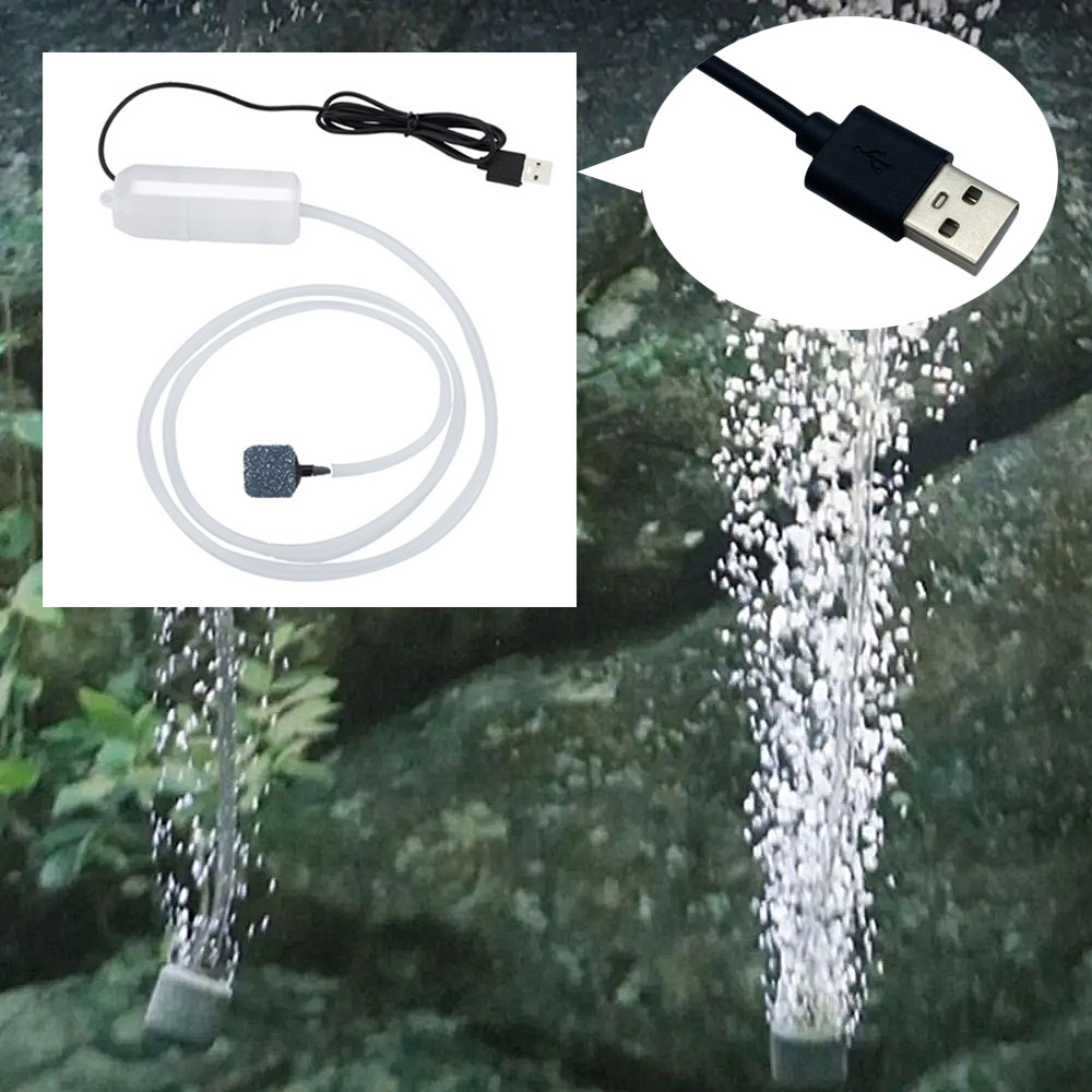 usb 산소 공급기 수족관 열대어 산소 공급 미니 에어스톤 미세 기포 11,520원