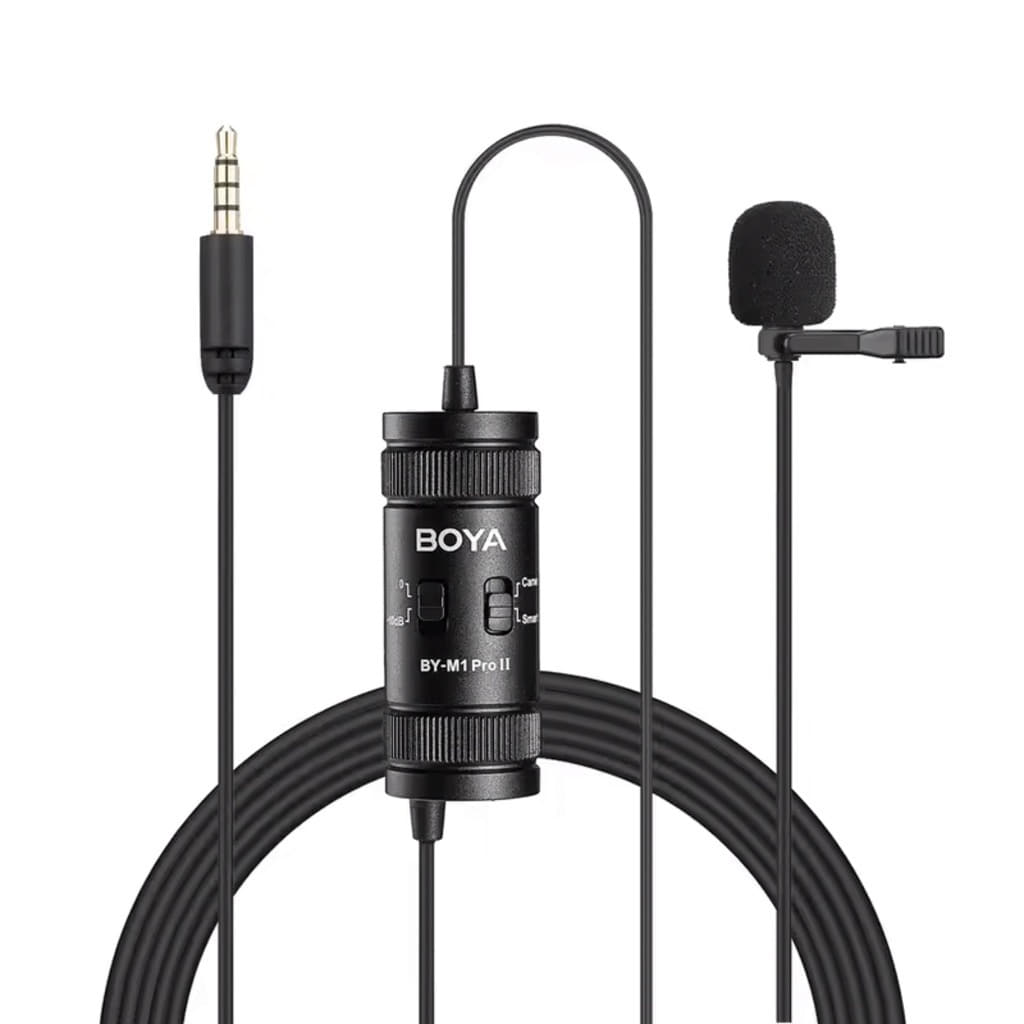 BOYA 무지향성 콘덴서 클립온 마이크 스마트폰 DSLR 카메라 캠코더용 39,000원