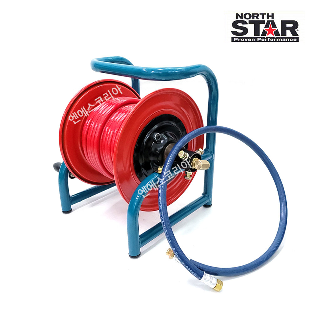 [초미니호스릴셋트] 6mm-30M 50M 노스스타 충전식분무기용 호스릴 세트 회전자 연결호스 포함 105,000원