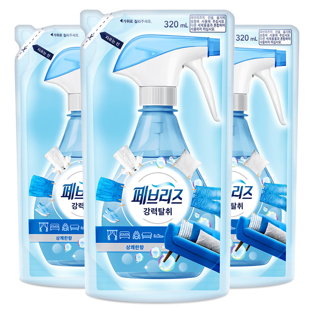 페브리즈 섬유탈취제 강력탈취 상쾌한향 리필 11,270원
