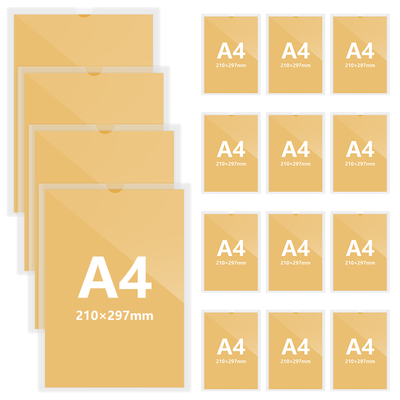 사인 아크릴꽂이 투명 아크릴 월프레임 세로 부착형 꽂이판 57,680원