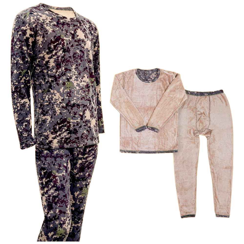 군인내복 / 디지털 발열 기모내의 세트 - 방한 동계 이너 히트 융기모 군대 부대 남여공용 28,500원