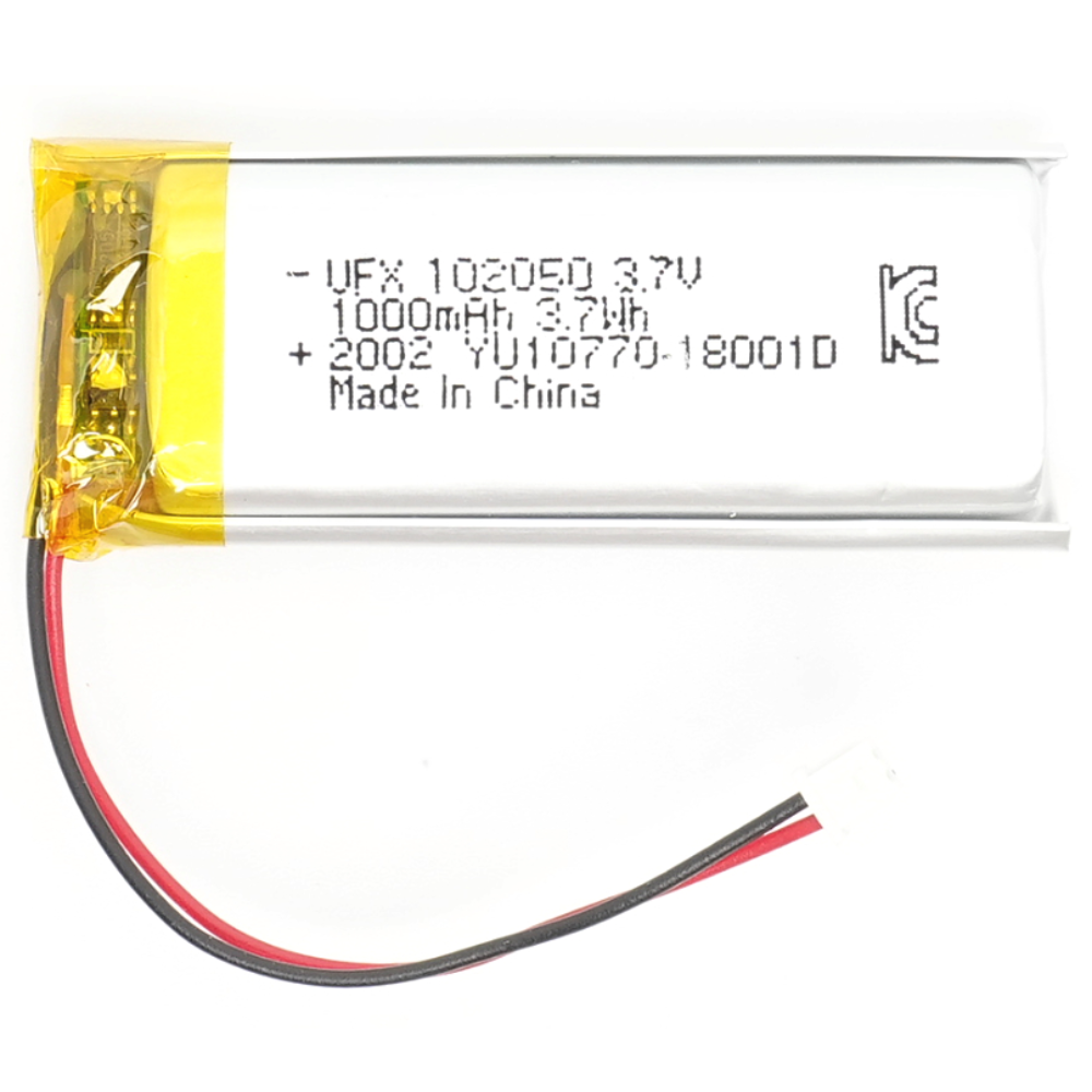 리튬폴리머 리포배터리 건전지 충전 3.7v 1000mAh 102050, 1개, 1개입 3,200원
