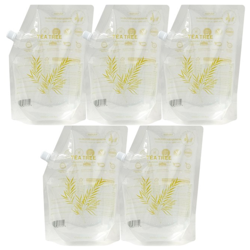 세이브타임 티트리 런드리 피니셔 리필 1L 친환경 실내건조 섬유 살균 소독 탈취 유연제, 5개, 1L 96,750원