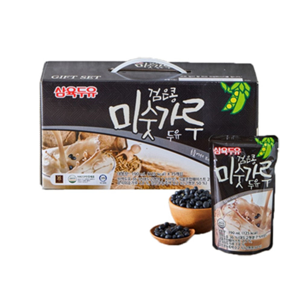 삼육두유 검은콩 미숫가루 파우치, 75개, 190ml 45,800원