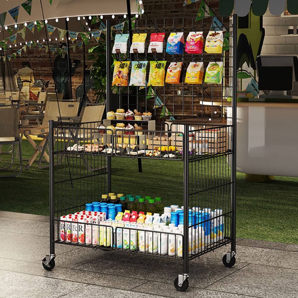 노점 진열대 가판대 접이식 매대 이동식 플리마켓 행사 카트 50,000원