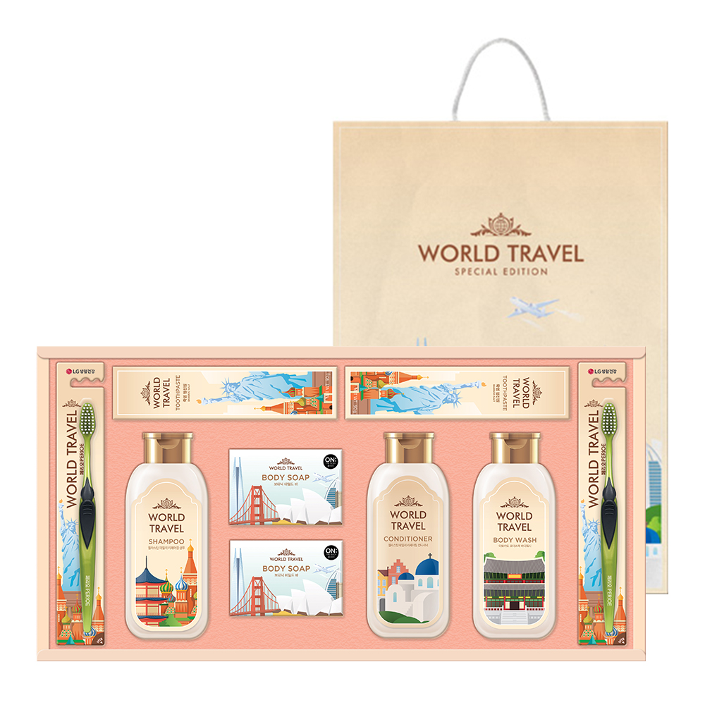LG생활건강 월드트레블 G호 선물세트 + 쇼핑백 12,780원