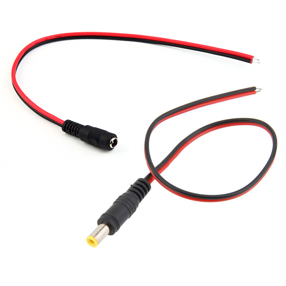 DC전원케이블 DIY 제작용 5.5x2.1mm 아답터연장케이블 500원