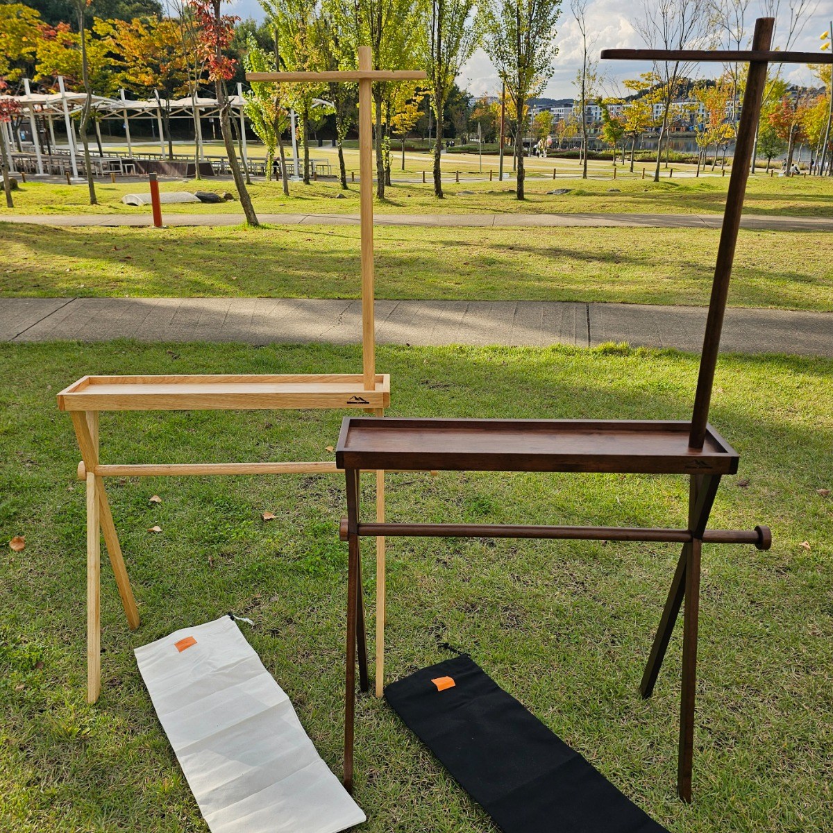 문캠핑 감성 우드 일반형 인디언행어 캠핑 차박 행어, 1개, 1단, 내추럴 30,390원