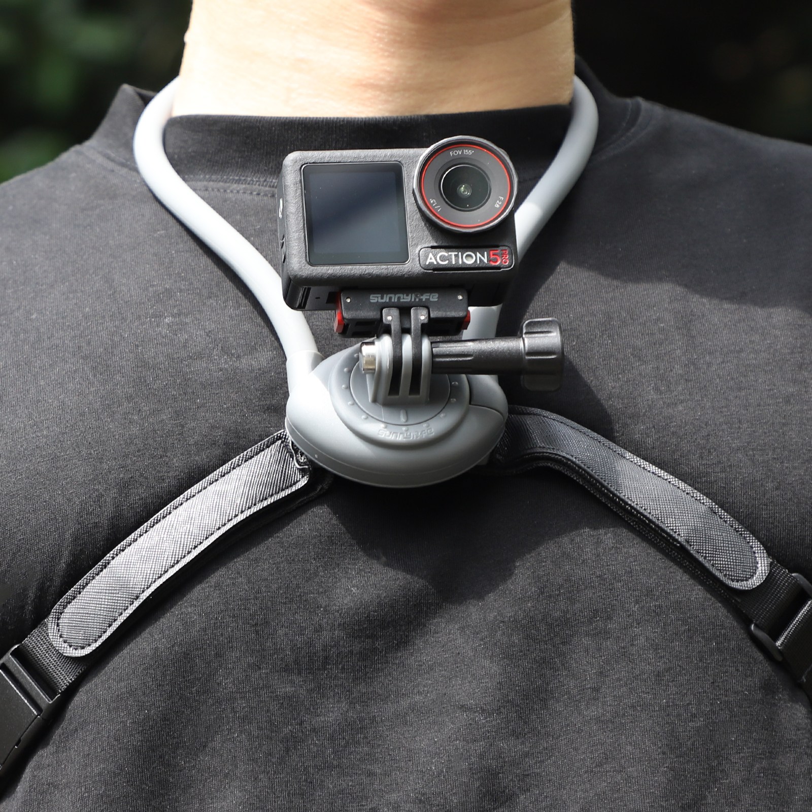 써니라이프 액션 카메라 360도 로테이션 퀵릴리즈 넥 마운트 dji 오즈모 액션6/5 프로/나노/360 액션캠 체스트 스트랩 악세사리 32,900원