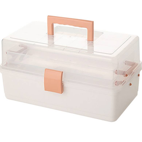 코히모 미술도구 정리함 3단 미술용품 정리 다용도 화구박스 핑크 3W082 17,400원