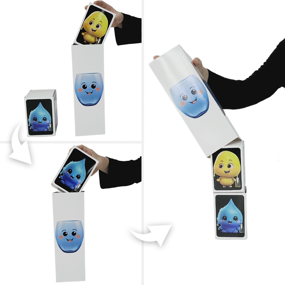 JL매직 순식간에 순서가 뒤바뀌어 나타나는 신기한 마술 물과기름큐브, 1개 6,500원