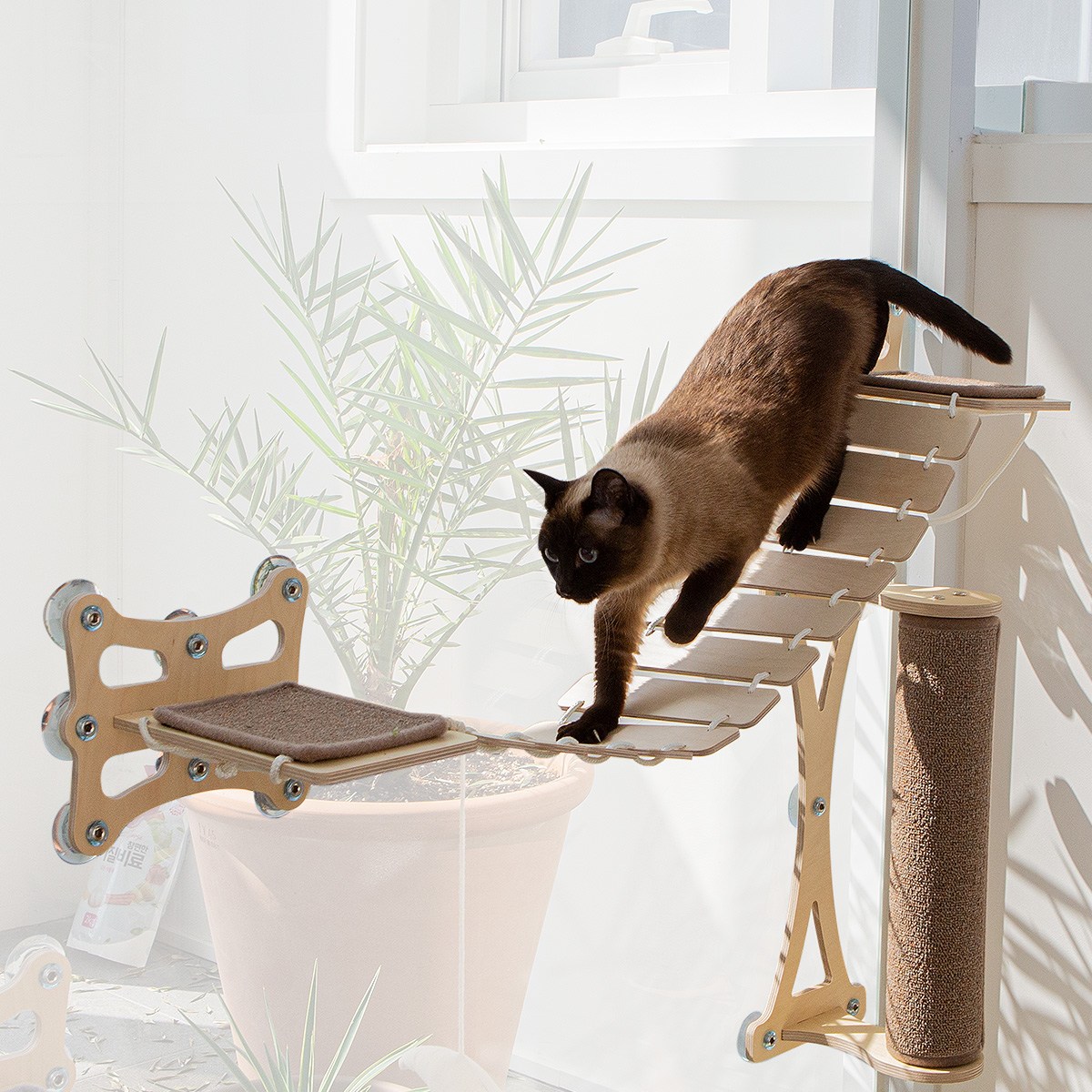 모넬로 고양이 다리냥 구름다리 캣타워 GO23012 86,310원