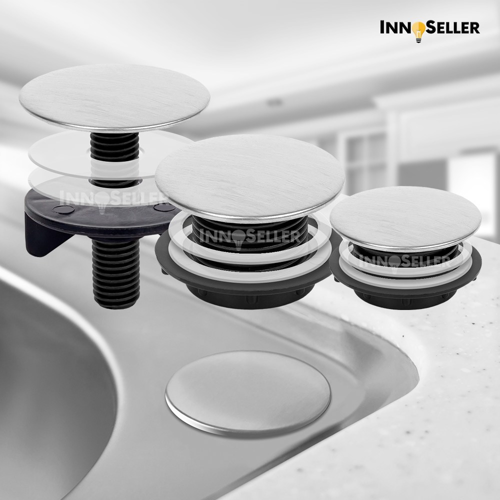 이노셀러 실리콘패킹 무광 스테인리스 싱크대구멍마개 싱크대세제통마개 4,500원