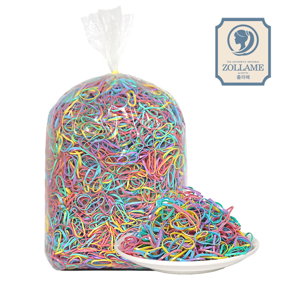 졸라매 대용량 안아픈 머리 고무줄 1kg (KC인증) 11,160원