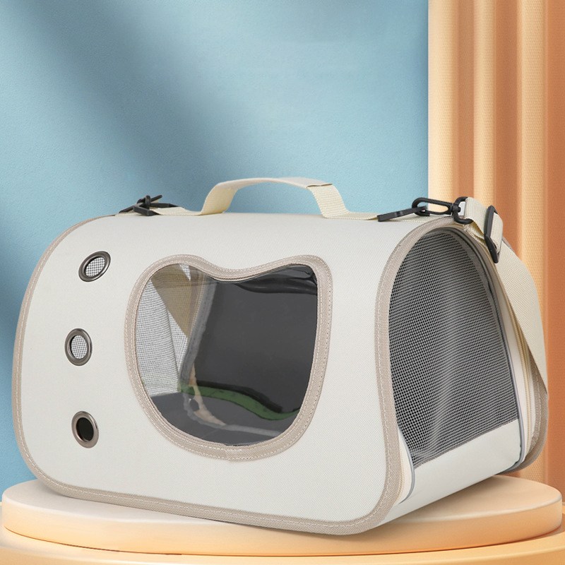 호밍사이  강아지이동가방 반려동물  이동가방  크로스 숄더백 3면통풍 투명창 캐리어 고양이이동가방 11,620원