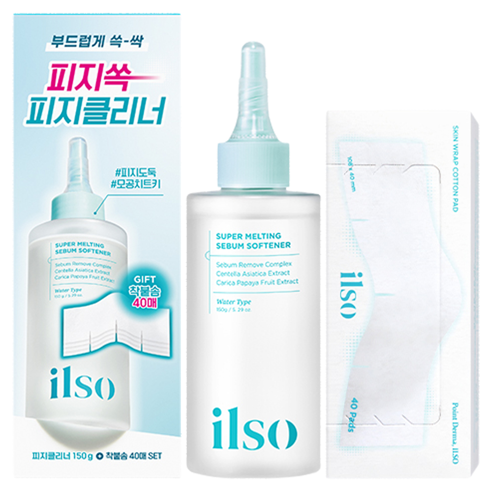 일소 슈퍼 멜팅 세범 소프트너 150g + 착붙코튼 패드 40매 기획세트, 150g, 1개 19,430원