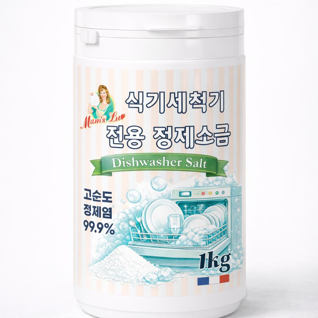 맘스럽 식기세척기 전용 정제소금 버킷 1kg / 식기세척기소금 정제소금 세척기소금, 1kg 8,300원