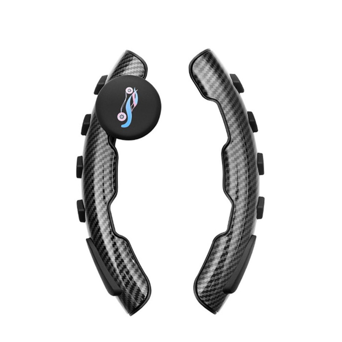 아이레노 자동차 파워핸들 손잡이 커버 포함 핸들보조용 운전 조향 편한 구조로 주차와 회전이 쉬운 차량용 악세사리, 블랙 32,630원