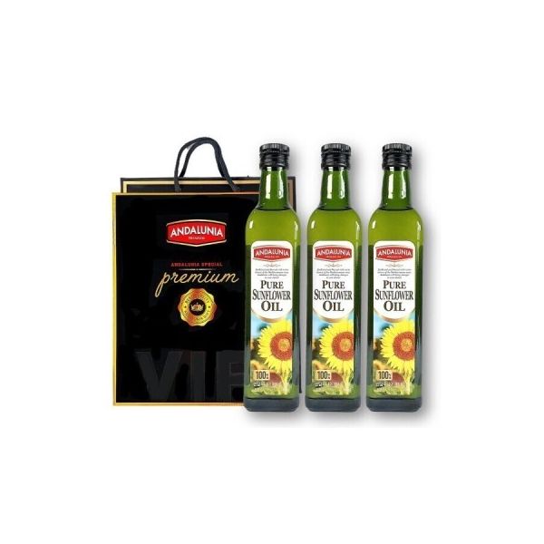 안달루니아 해바라기유 500mlx3병 스페인산 오일 선물세트 24년 추석 선물세트 21,100원