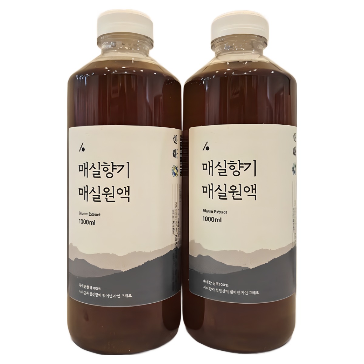 매실향기 국내산 하동 매실로 만든 자연발효 매실청 매실액, 2개, 1L 24,000원