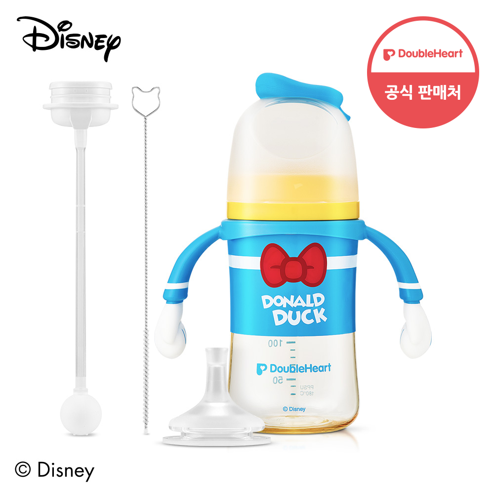 더블하트 모유실감 3세대 PPSU 디즈니 젖병 빨대컵세트(핸들포함/젖꼭지미포함) 56,000원