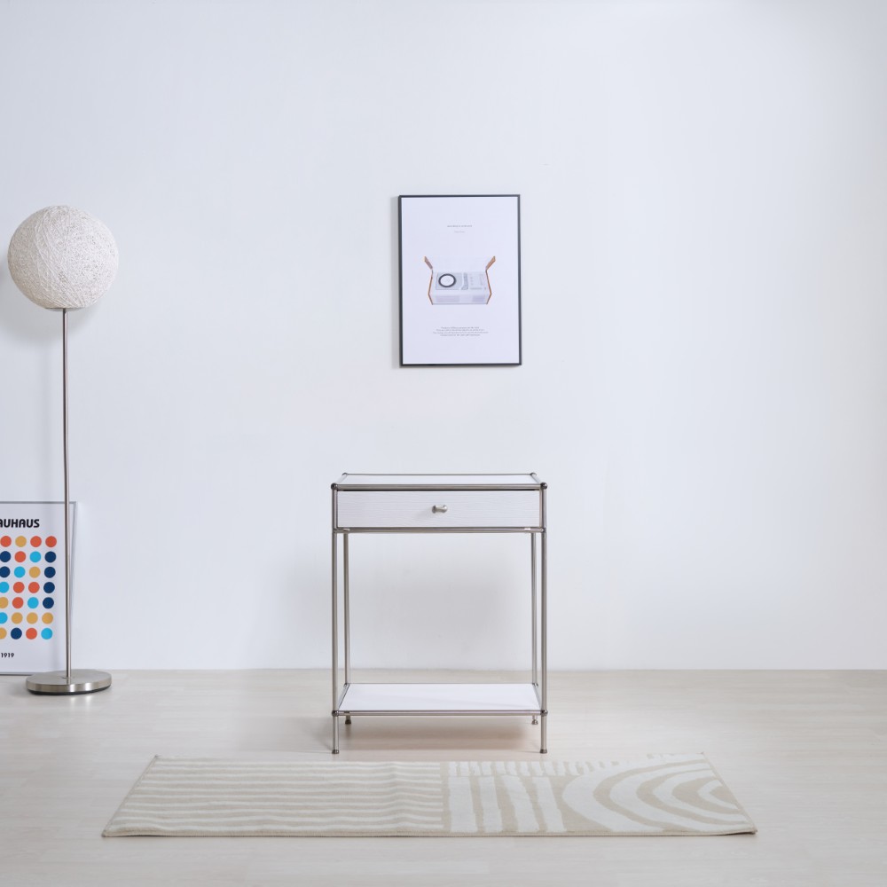 [숨결] 미드센츄리 모듈 NEW로디아 선반 협탁(600) 245,000원