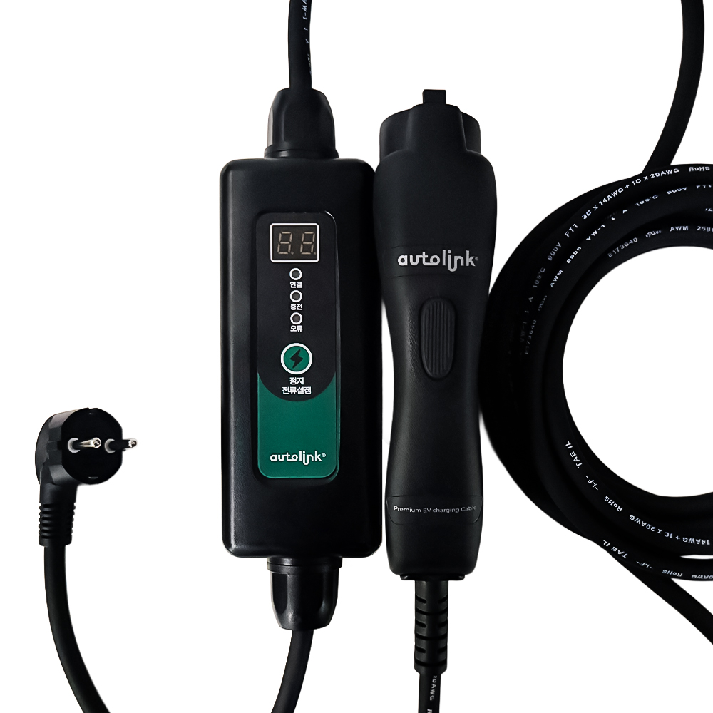 아우토링크 국산 가정용 완속 전기차 일반 220v b타입 5핀 충전기, 7m, 1개 309,000원