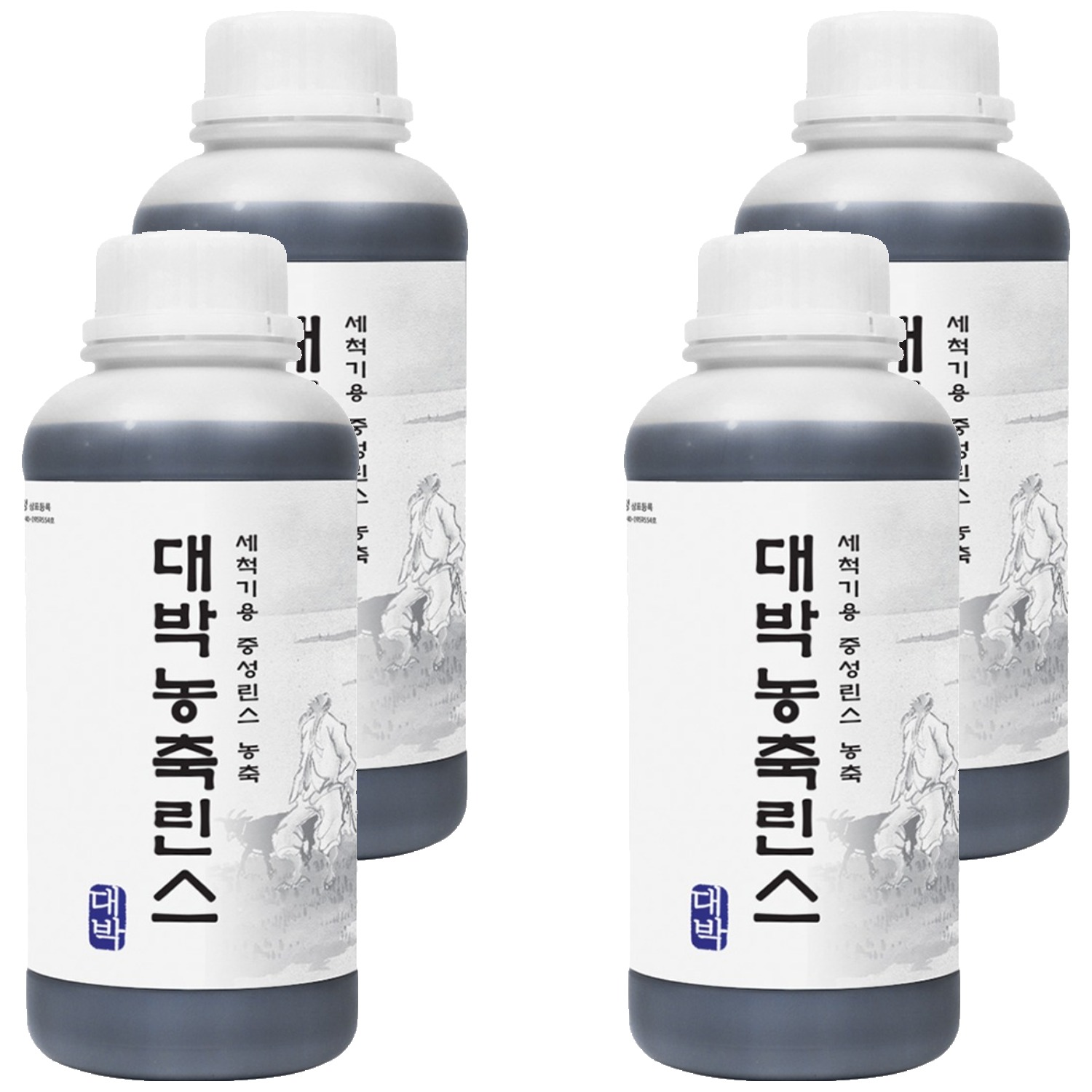 대박세제 업소용 식기세척기 전용 농축린스, 1L, 4개 49,600원