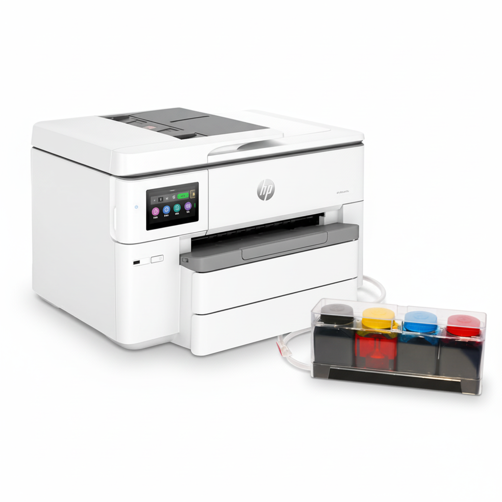 HP 오피스젯 프로 HP 9730 무한잉크복합기 2단 용지함 A 3 A4 출력 복사 스캔  1200, 1600, 2200ml HP9730  HP 7740 후속 무칩버전 PLB 404,000원