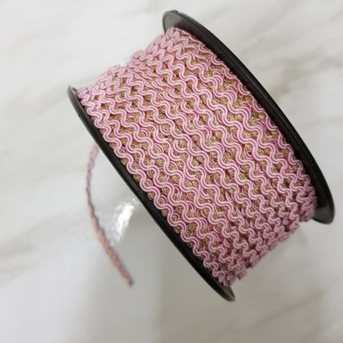 캔들바다 포장리본 - 물결레이스 ( 핑크 ) 폭 약 5mm, [ 5yd (=450cm) ] 1,200원