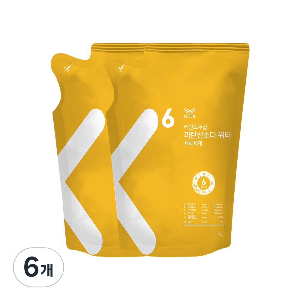 레인보우샵 과탄산소다 워터 세탁세제 리필 20,110원