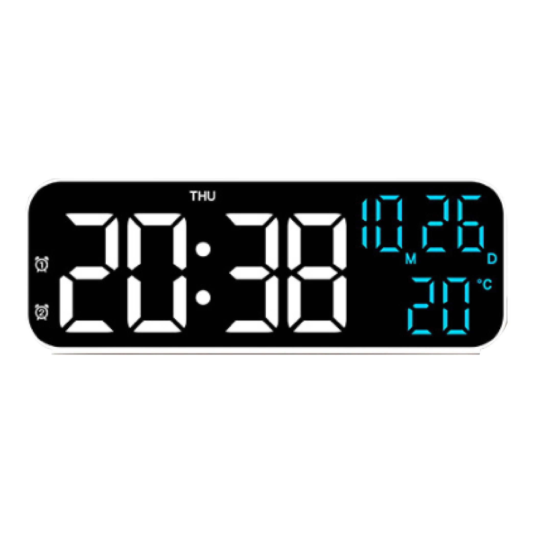 빅세일 디지털 탁상시계 LED 전자 온도계 날짜 요일 알람 16,900원