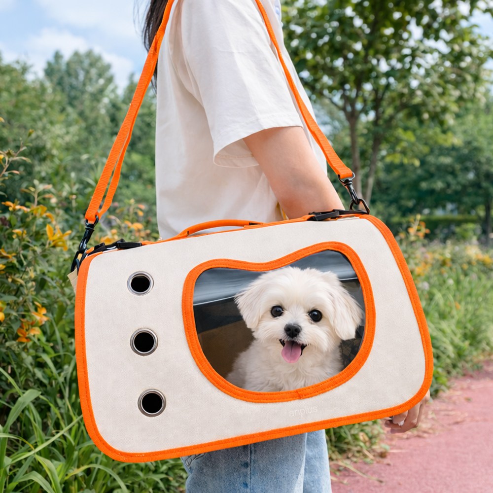 앙플러스 초경량 강아지 고양이 이동가방 소형견 이동장 11,900원