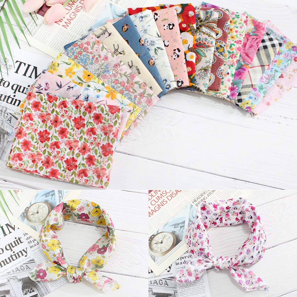 렌느 가제손수건 국내생산 아사 면 여성 플라워 캐릭터 쁘띠 유아 어린이집 유치원 단체 행사 손수건스카프 7+1 2,200원