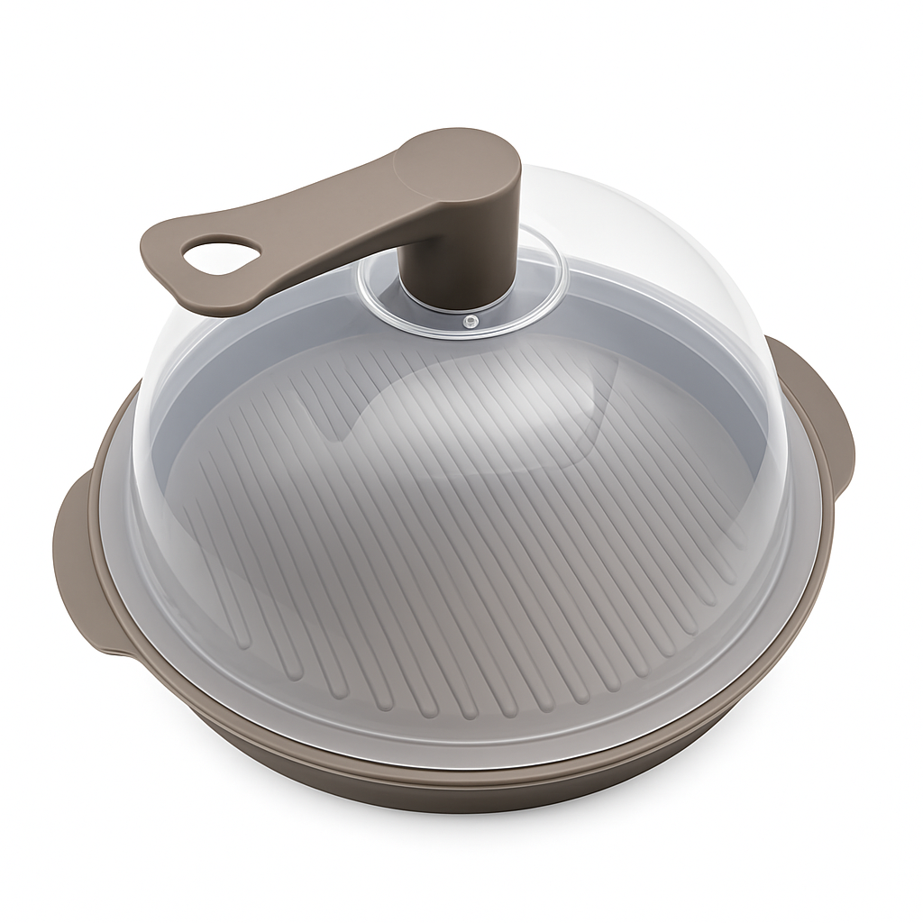 국내생산 센담 원형 전자레인지용기 전자렌지용그릇 푸드커버, 1개, 그레이 17,370원