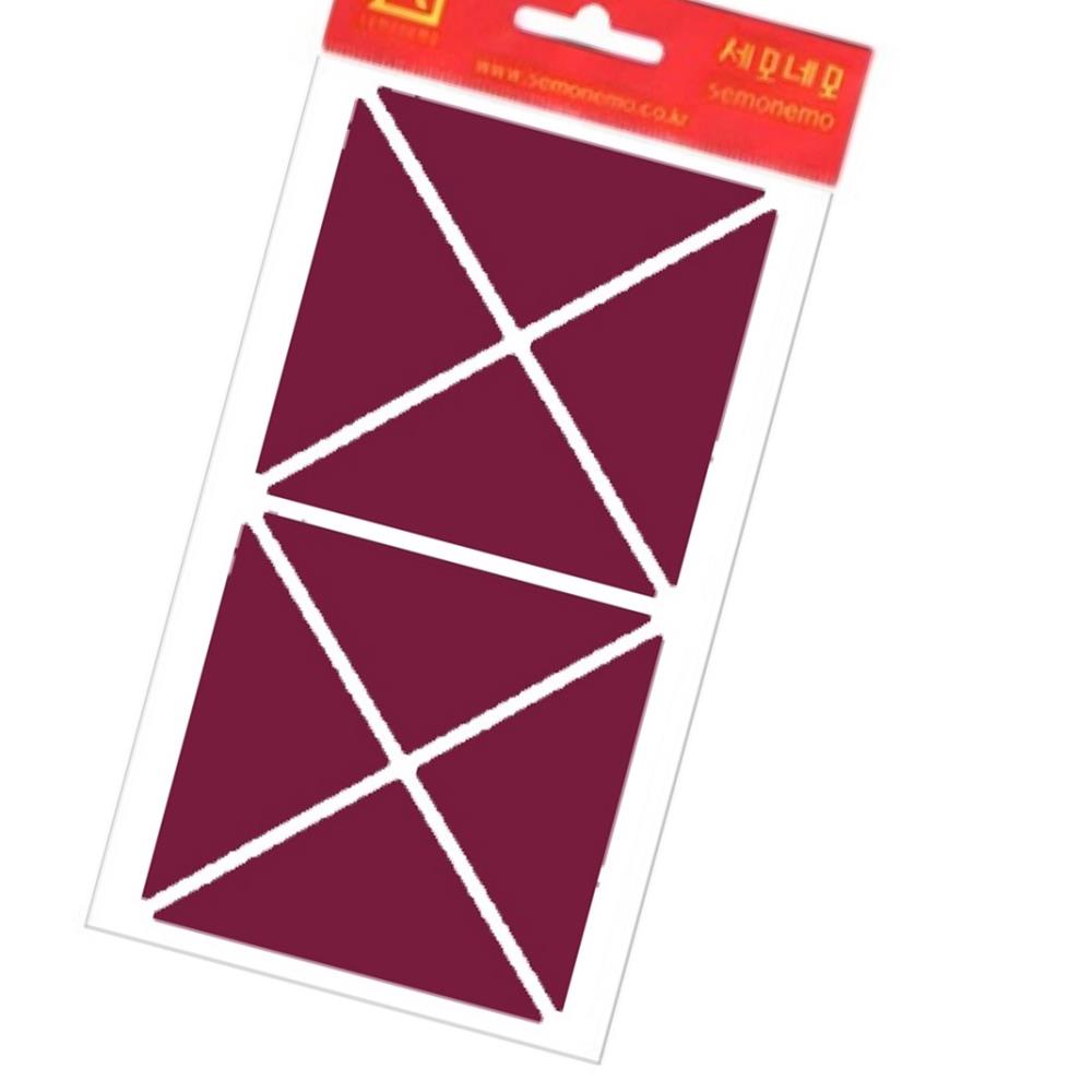 세모네모 1000 모양견출지(세모) 10-326-1V 7매 보라 / 65x30 560원