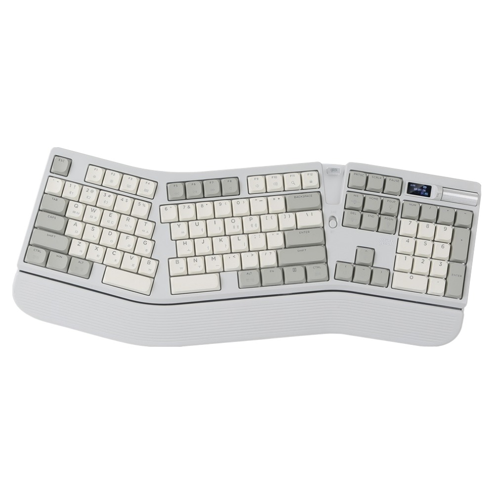 지클릭커 오피스프로 뉴트로 로우프로파일 풀윤활 블루투스 인체공학 무선 기계식 키보드 117,970원